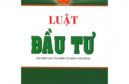 Luật đầu tư 2014